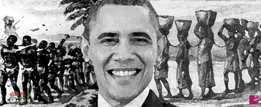 quadri in vendita online - Obama - Il culmine di un processo di emancipazione 