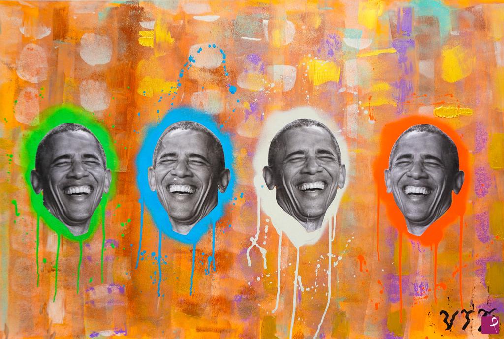 quadri in vendita online - Obama!