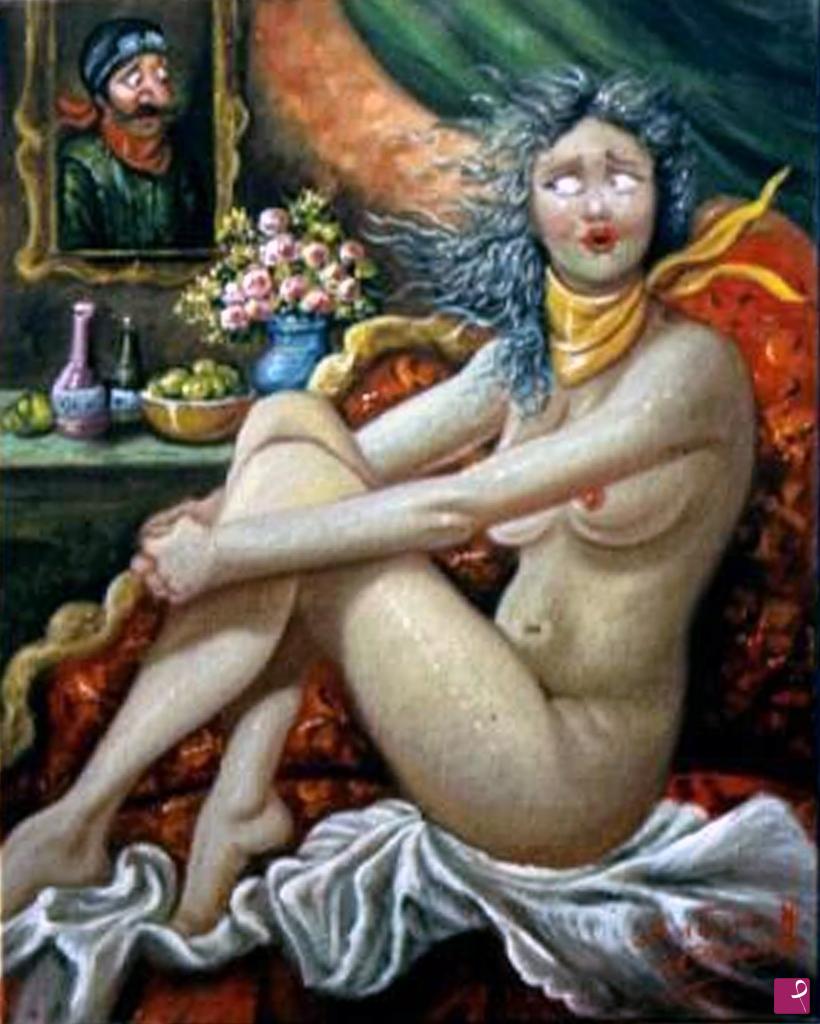 quadri in vendita online - Occhi indiscreti
