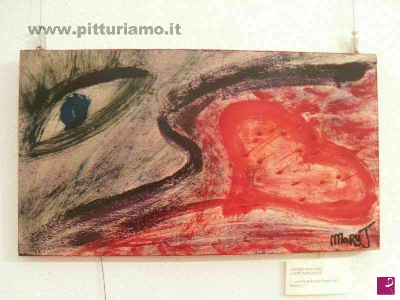quadri in vendita online - Occhio non vede Cuore non duole