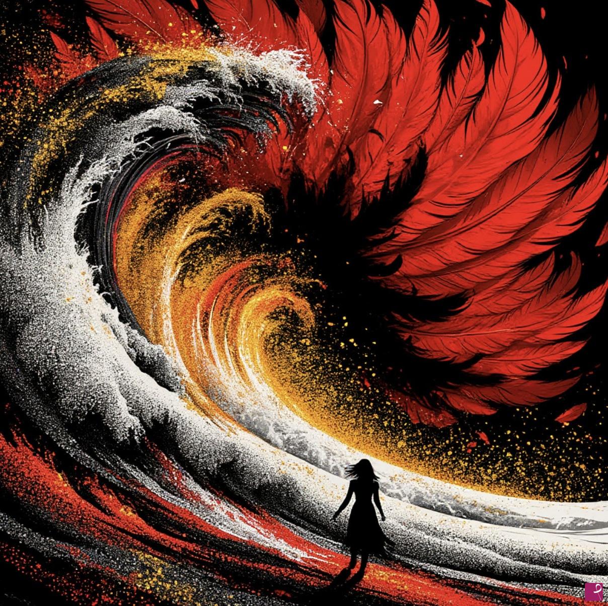 quadri in vendita online - Ocean tsunamis
