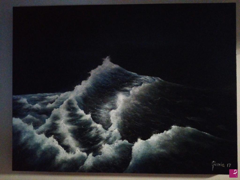 quadri in vendita online - oceano notturno