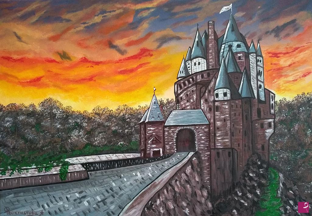 quadri in vendita online - Old castle 
