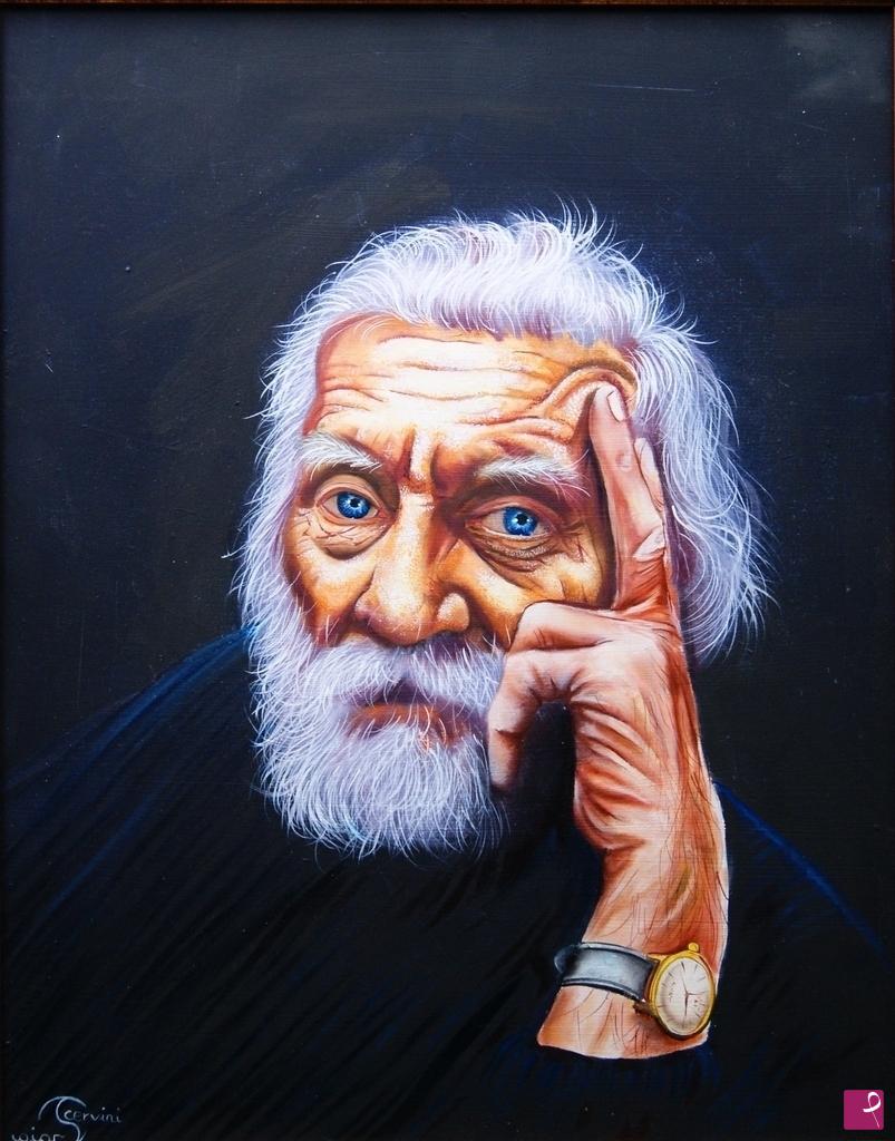 quadri in vendita online - Old man
