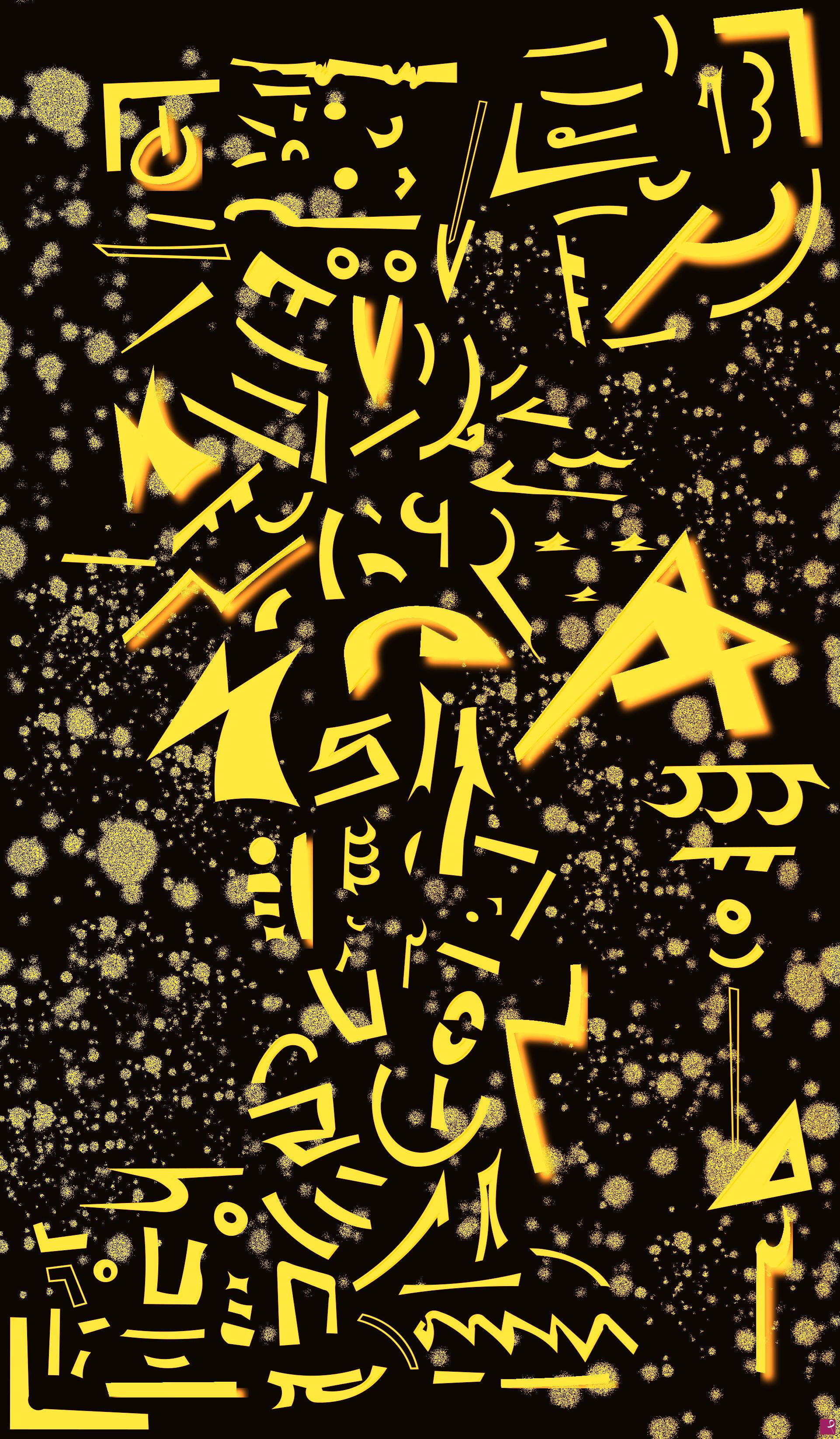 quadri in vendita online - Old Man versione black/gold