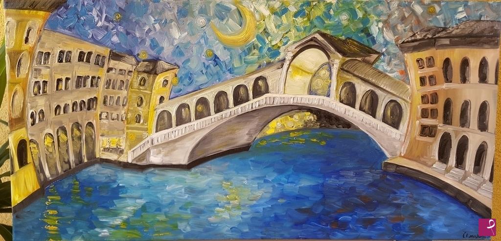 quadri in vendita online - Olio su tela - "Venice"