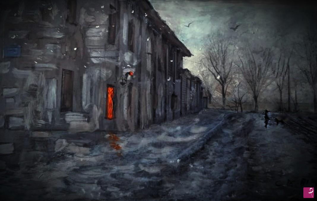 quadri in vendita online - olio   su   tela 40x60  casolare