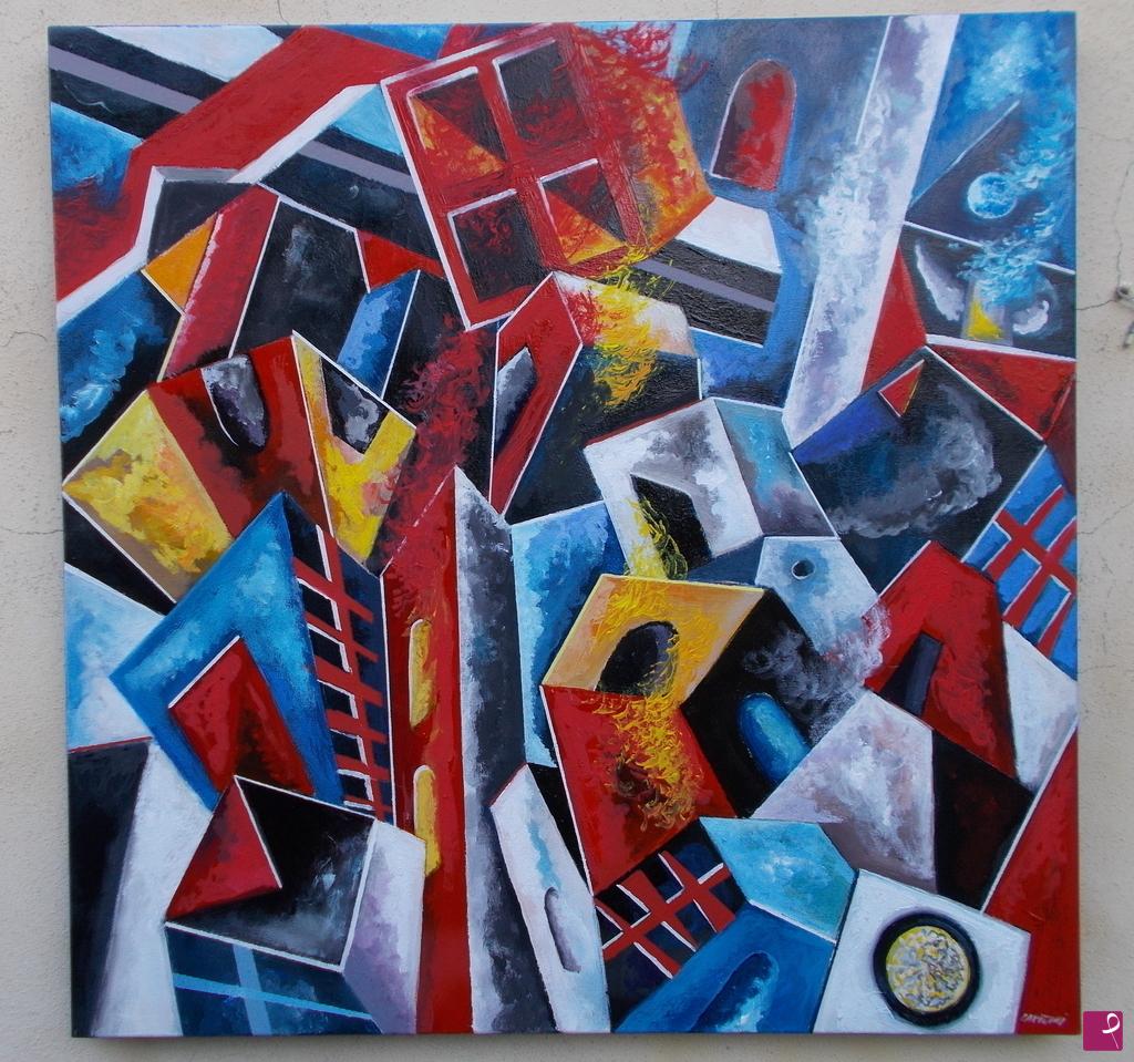 quadri in vendita online - Olio su tela 80X80 2016