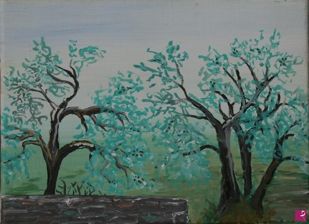 quadri in vendita online - OLIVI – OLIVE TREES