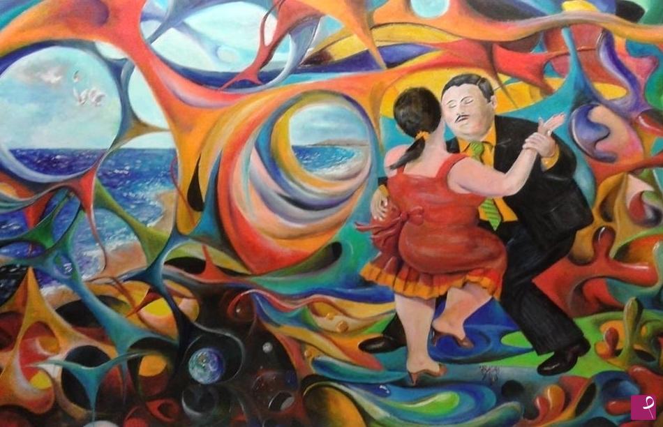 quadri in vendita online - "Omaggio a Botero" (2005)