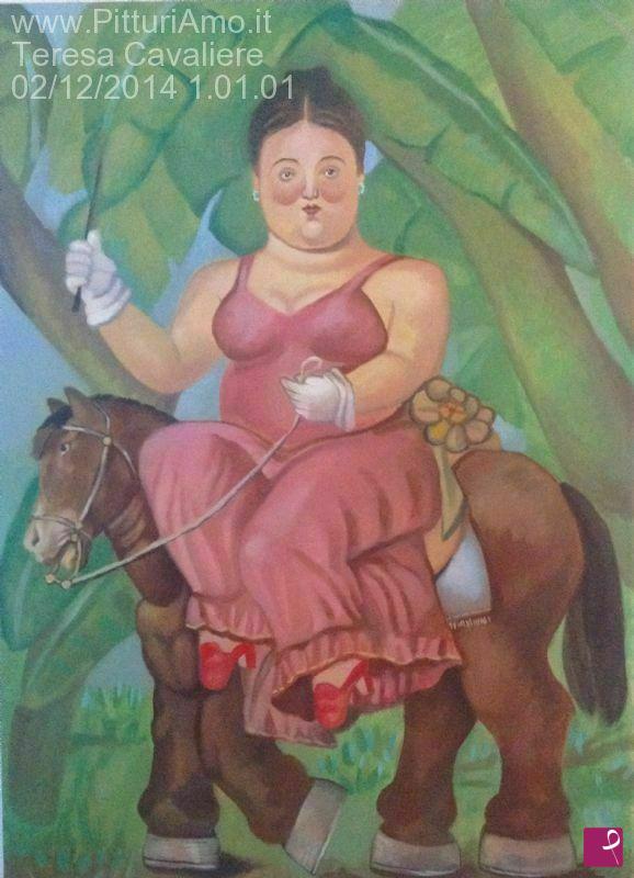 quadri in vendita online - Omaggio a Botero