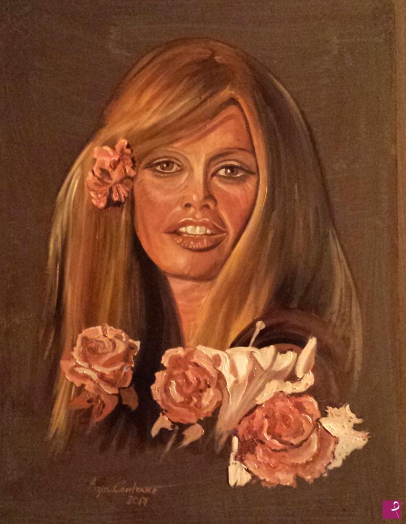 quadri in vendita online - Omaggio a Brigitte Bardot (B.B.)