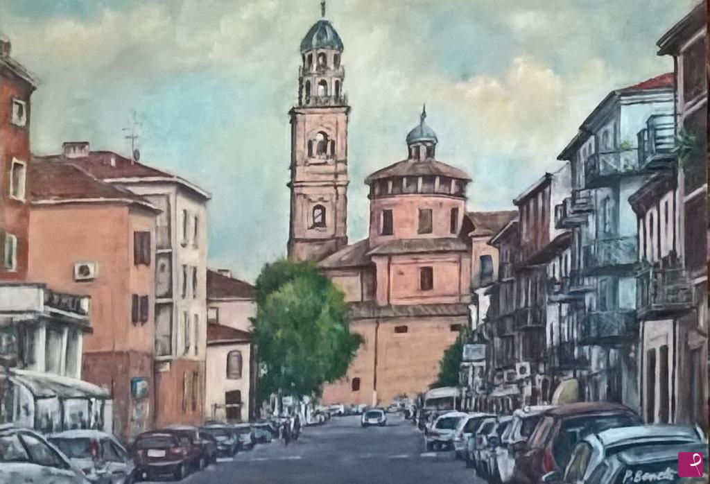 quadri in vendita online - Omaggio a Fidenza
