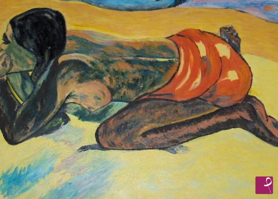 quadri in vendita online - Omaggio a Gauguin - tahitiana 