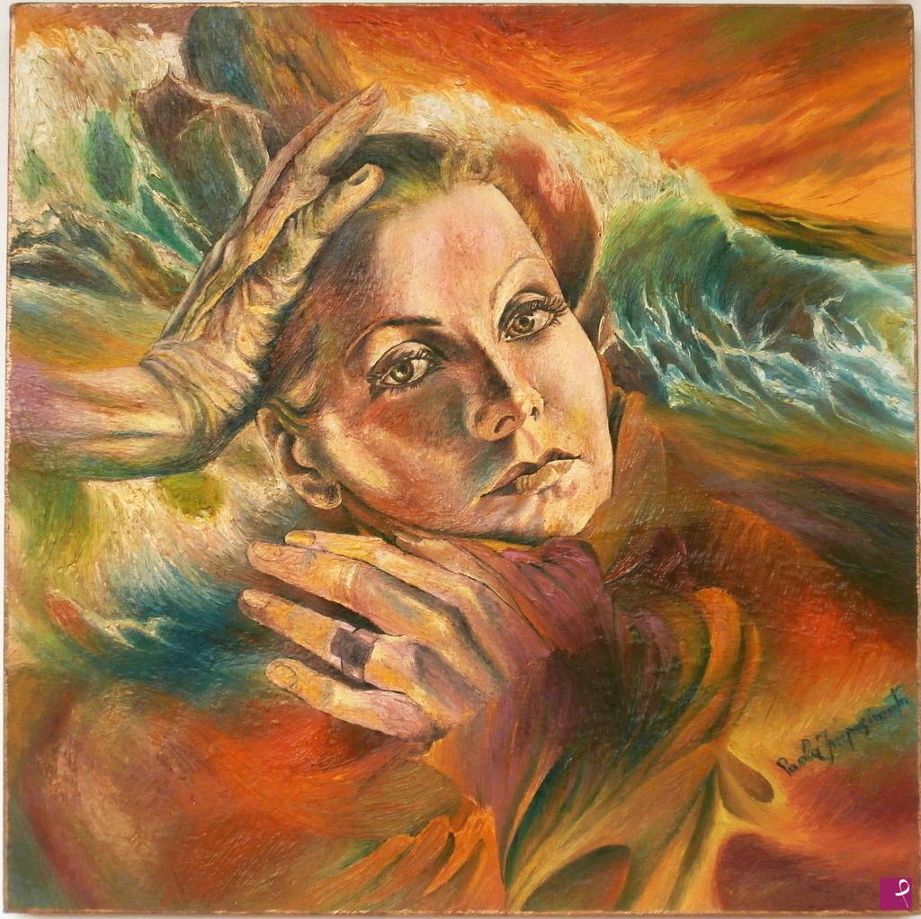 quadri in vendita online - OMAGGIO A GRETA GARBO - TRIBUTE TO GRETA GARBO