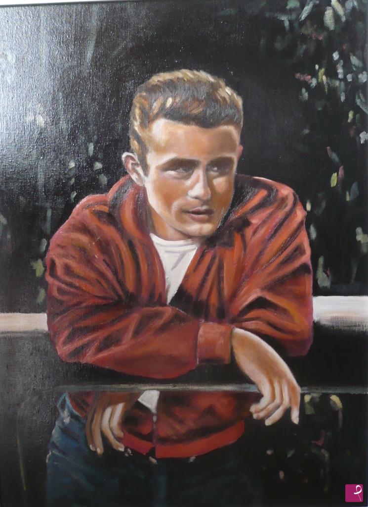 quadri in vendita online - Omaggio a James Dean