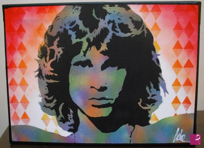 quadri in vendita online - Omaggio a Jim Morrison