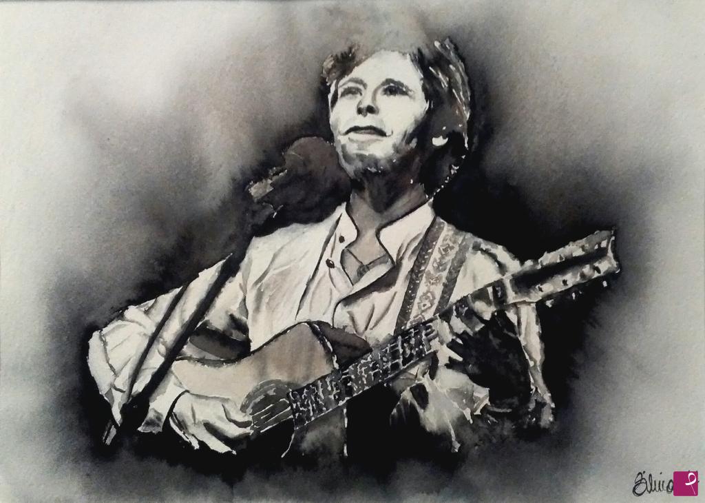 quadri in vendita online - Omaggio a John Denver
