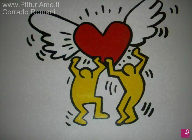 quadri in vendita online - Omaggio a  Keith Haring