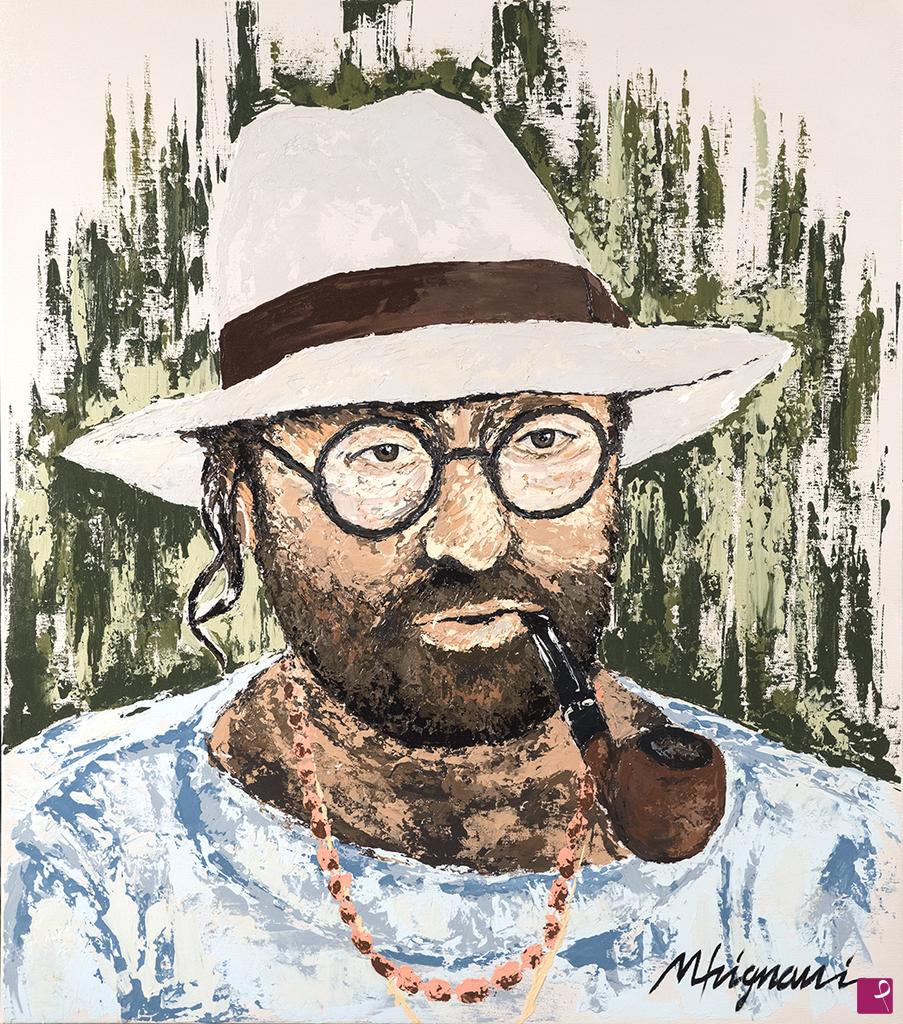 quadri in vendita online - Omaggio a Lucio Dalla