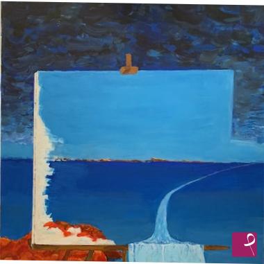 quadri in vendita online - Omaggio a Magritte 