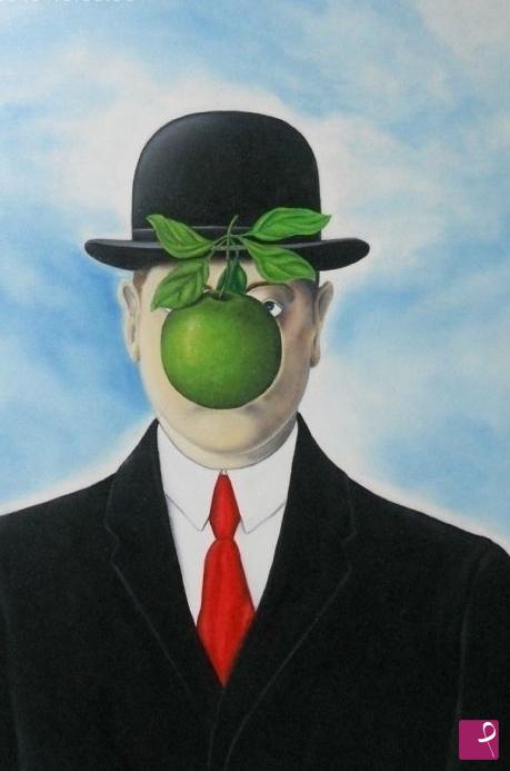 quadri in vendita online - omaggio a magritte