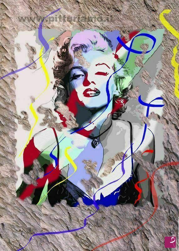 quadri in vendita online - Omaggio a Marilyn Monroe - painting