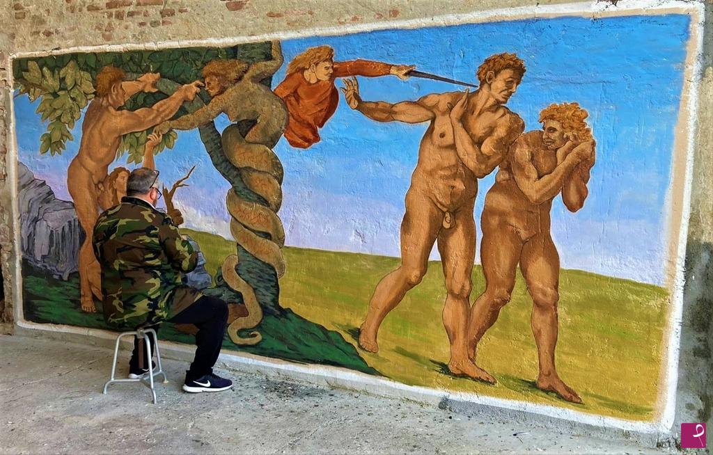 quadri in vendita online - Omaggio a Michelangelo
