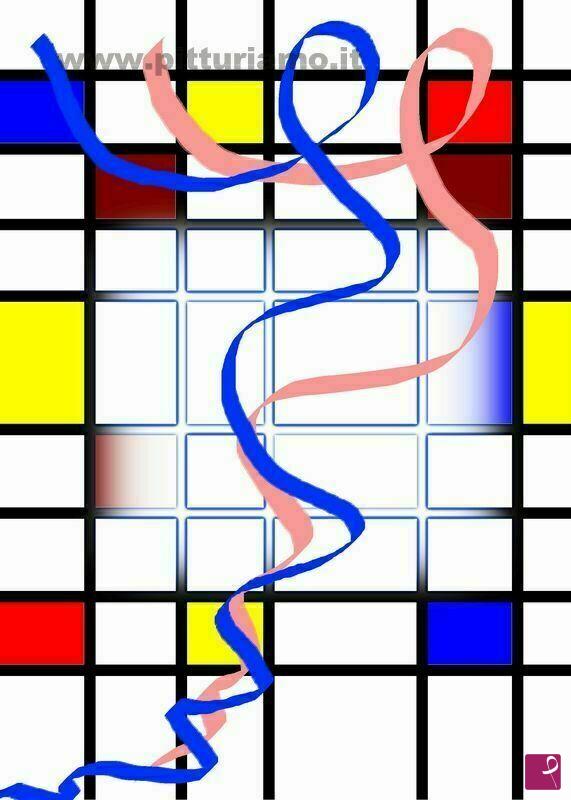 quadri in vendita online - Omaggio a Mondrian - painting - opera III