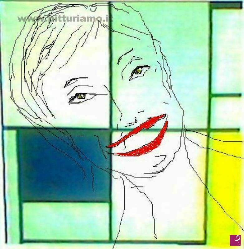 quadri in vendita online - Omaggio a Mondrian