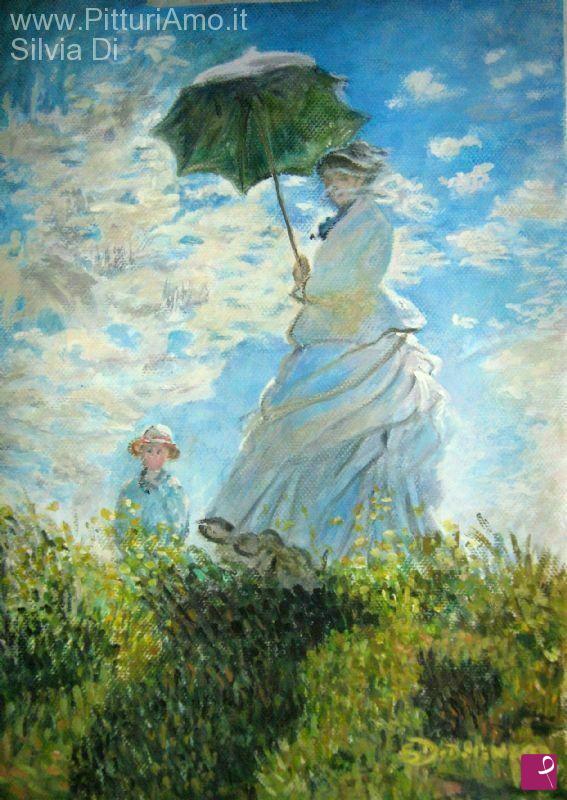 quadri in vendita online - Omaggio a Monet (2)