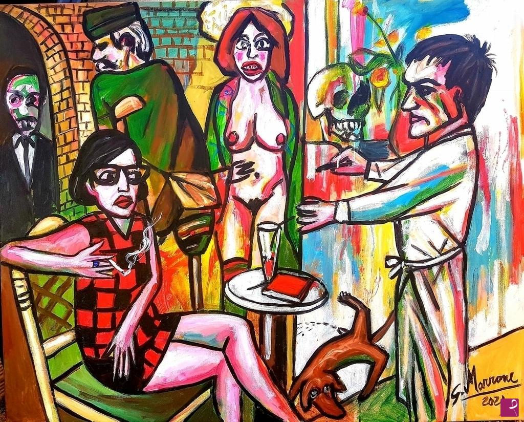 quadri in vendita online - "Omaggio a Otto Dix"