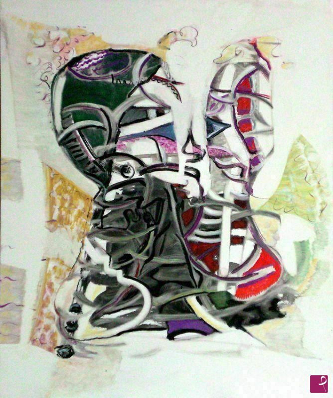 quadri in vendita online - omaggio a P. Picasso - Il bacio