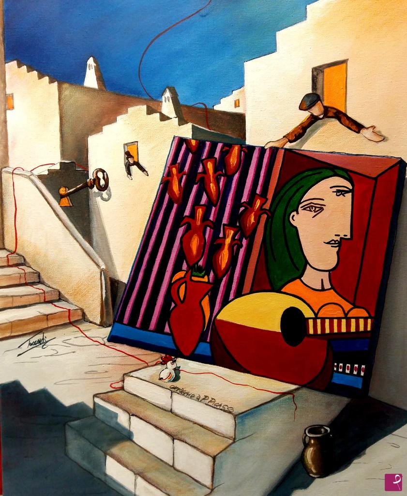quadri in vendita online - Omaggio a Pablo Picasso
