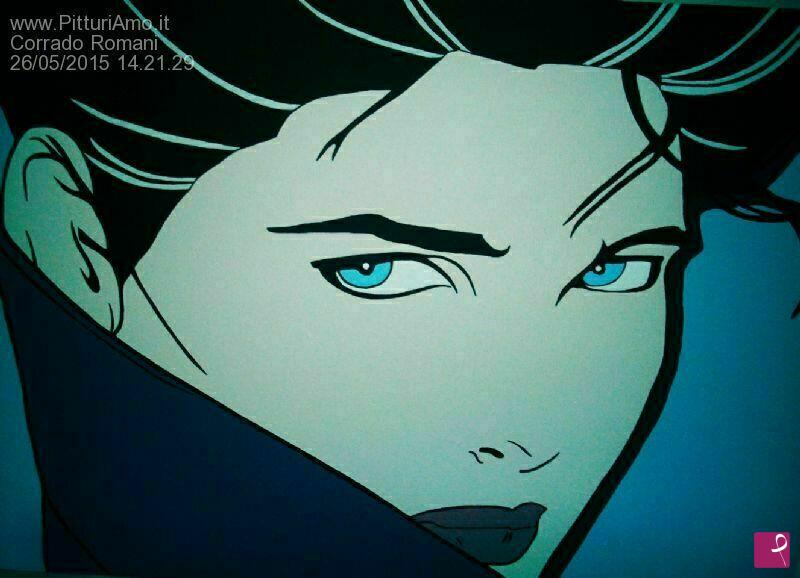 quadri in vendita online - Omaggio a Patrick Nagel
