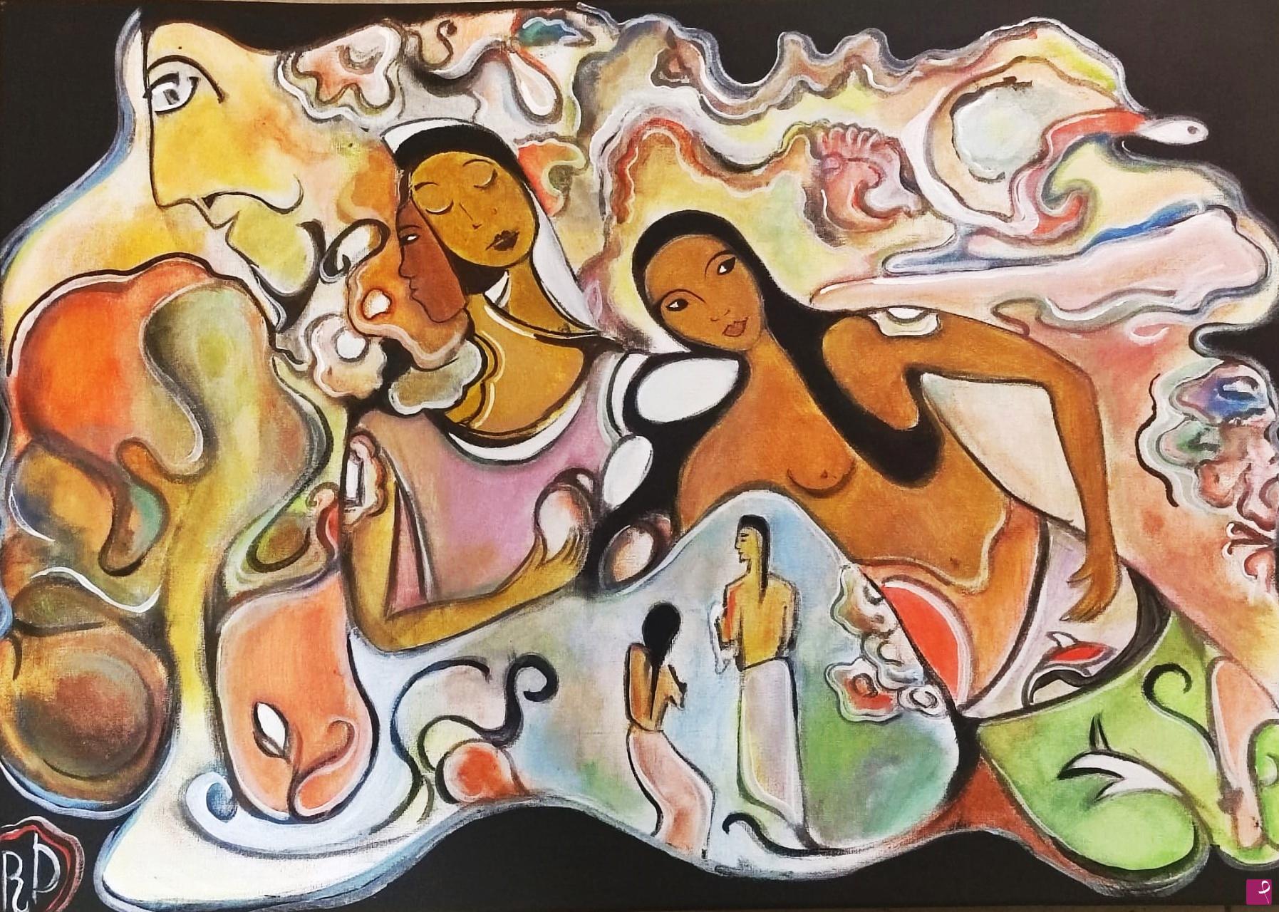 quadri in vendita online - OMAGGIO A P.GAUGUIN