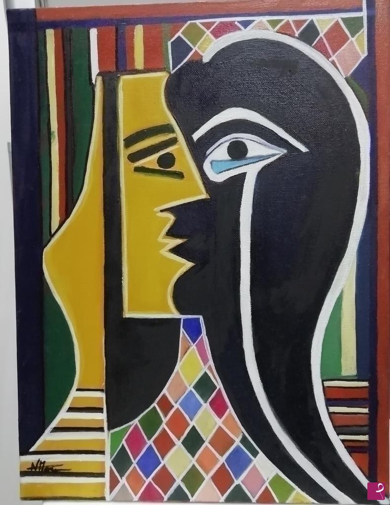 quadri in vendita online - Omaggio a Picasso