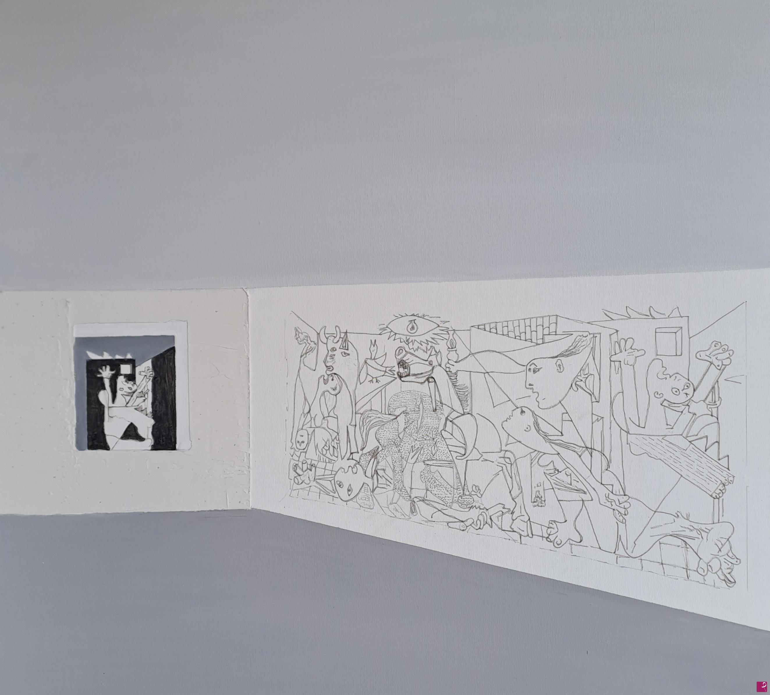 quadri in vendita online - Omaggio a Picasso