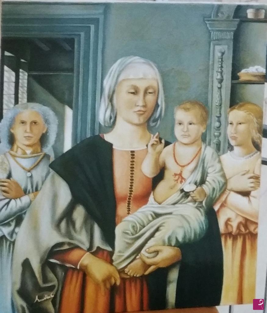 quadri in vendita online - Omaggio a Piero della Francesca 