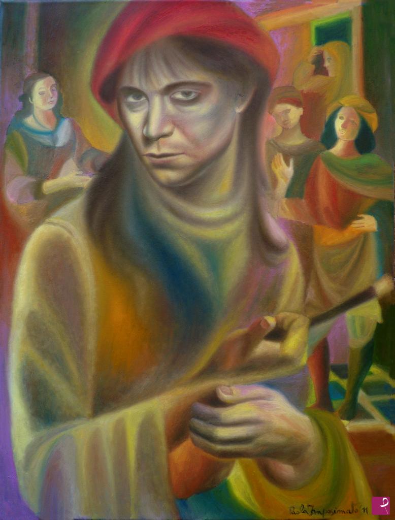 quadri in vendita online - OMAGGIO A " PINTURICCHIO "  -  TRIBUTE TO " PINTURICCHIO "