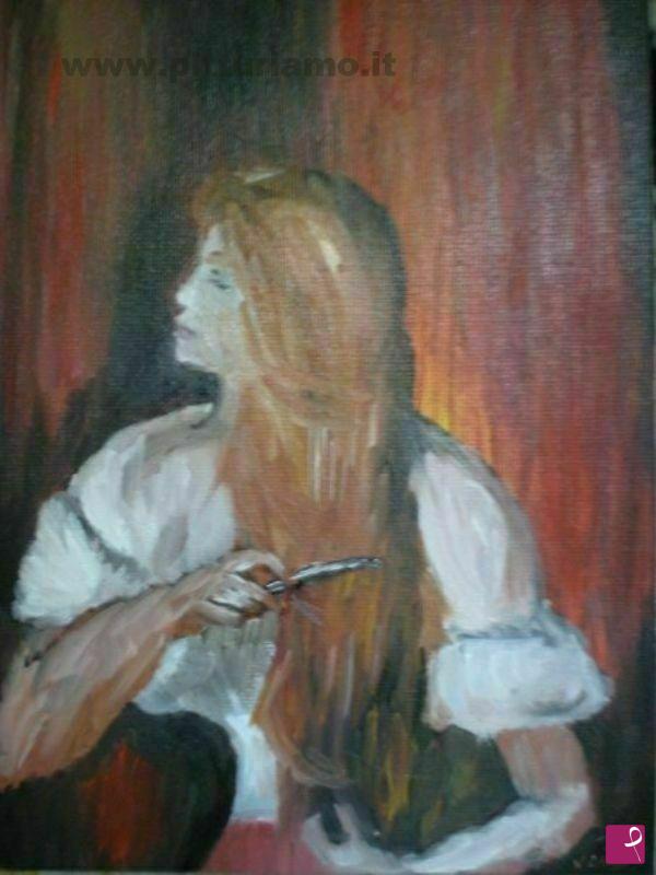 quadri in vendita online - Omaggio a Renoir