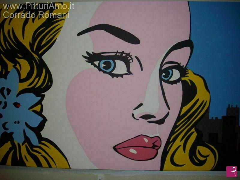 quadri in vendita online - Omaggio a Roy Lichtenstein