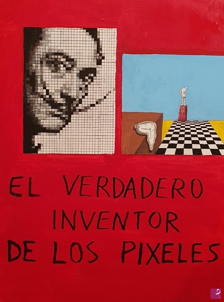 quadri in vendita online - Omaggio a salvador dali'