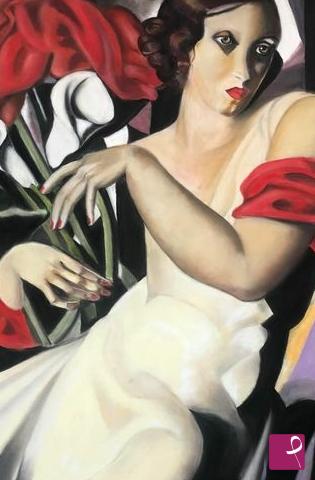 quadri in vendita online - Omaggio a Tamara de Lempika