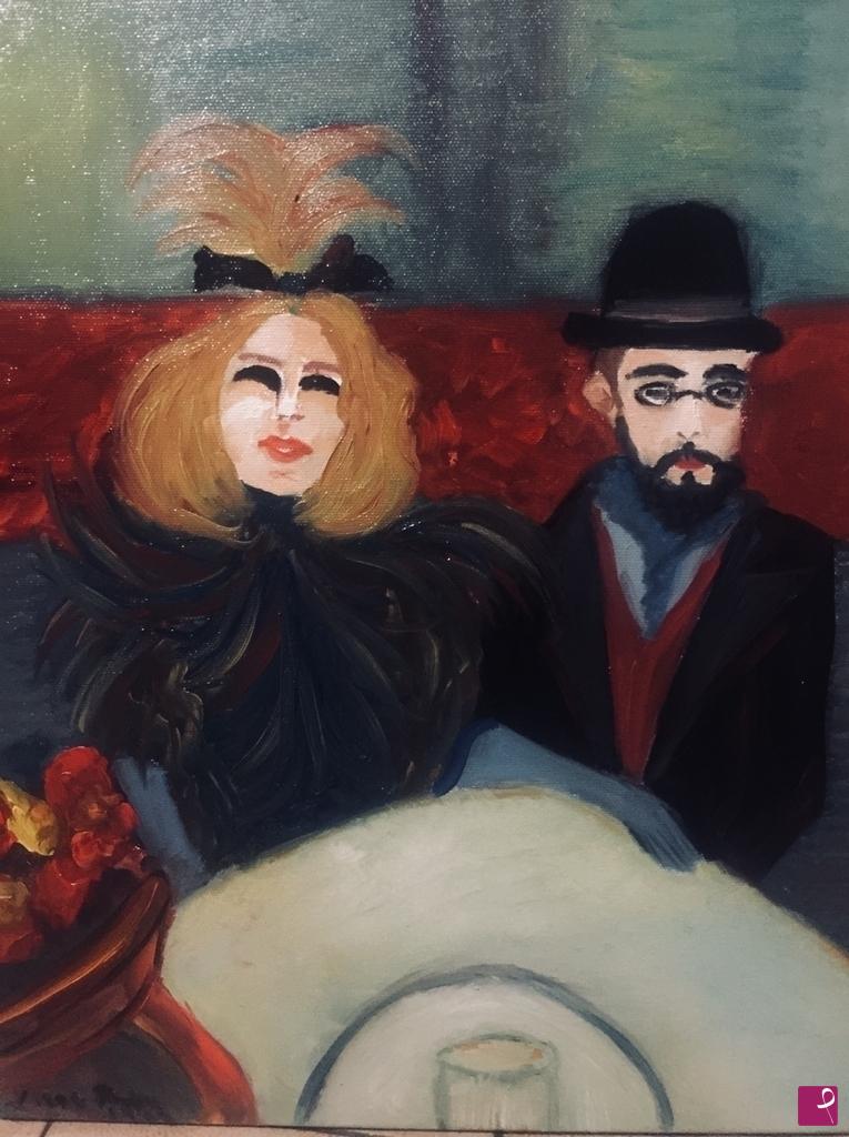 quadri in vendita online - Omaggio a Toulouse/Lautrec 