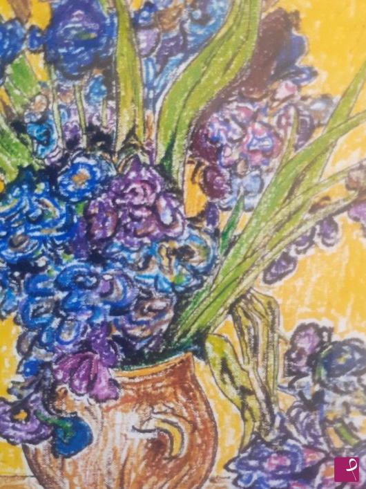 quadri in vendita online - Omaggio a Van Gogh - Iris
