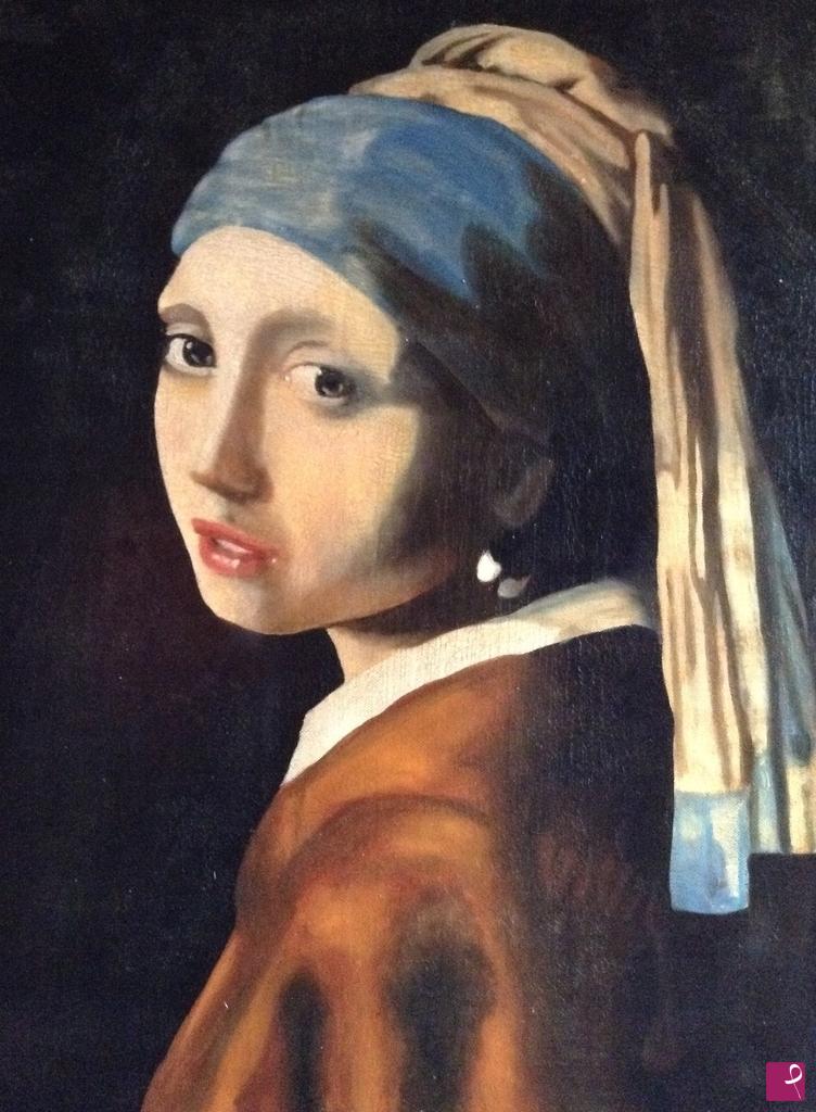 quadri in vendita online - Omaggio a vermeer