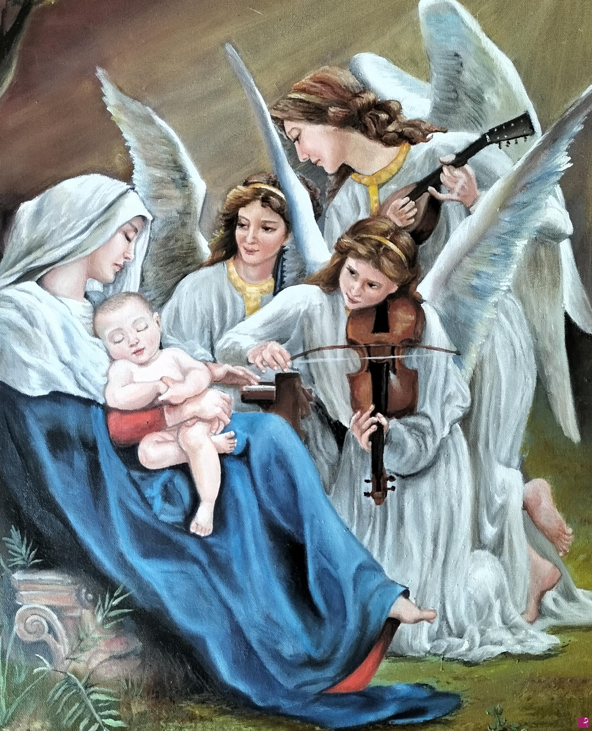 quadri in vendita online - Omaggio a William-Adolphe Bouguereau