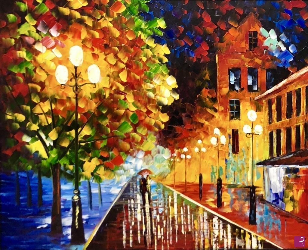 quadri in vendita online - Omaggio ad Afremov