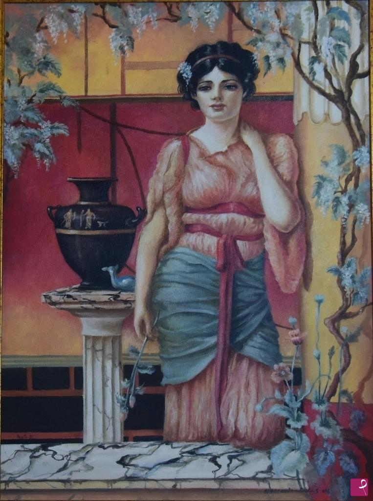 quadri in vendita online - Omaggio ad Alma Tadema